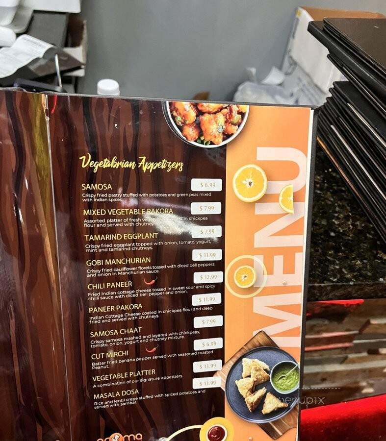 Aroma Indian Cuisine - Naples, FL menu_pic