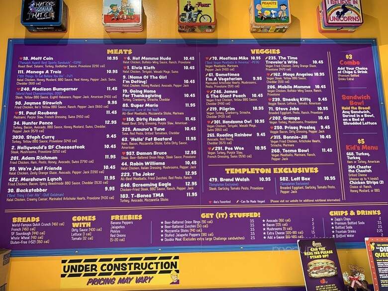 Ike's Love and Sandwiches - Templeton, CA menu_pic