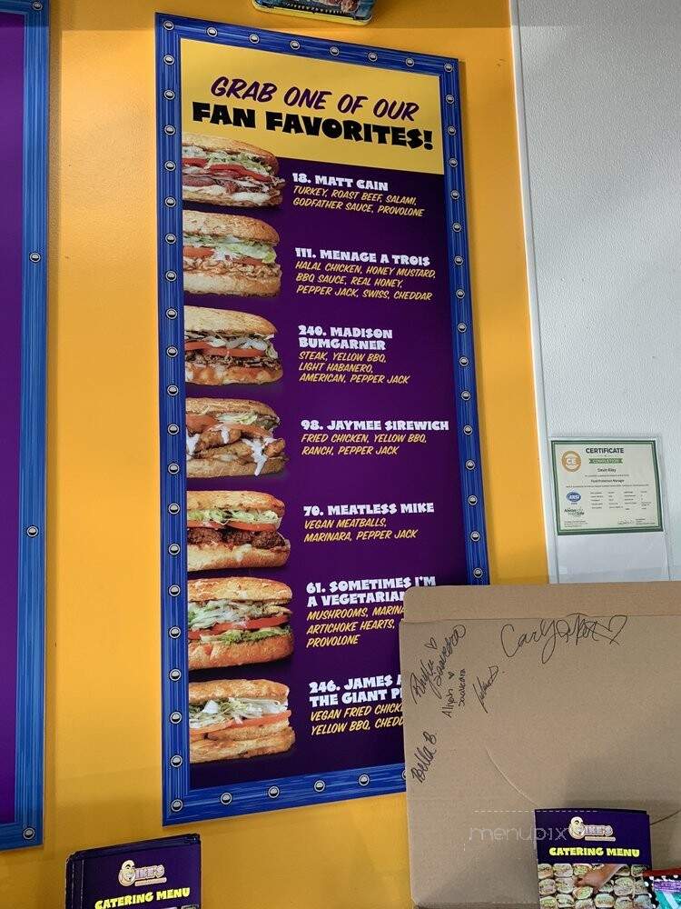Ike's Love and Sandwiches - Templeton, CA menu_pic