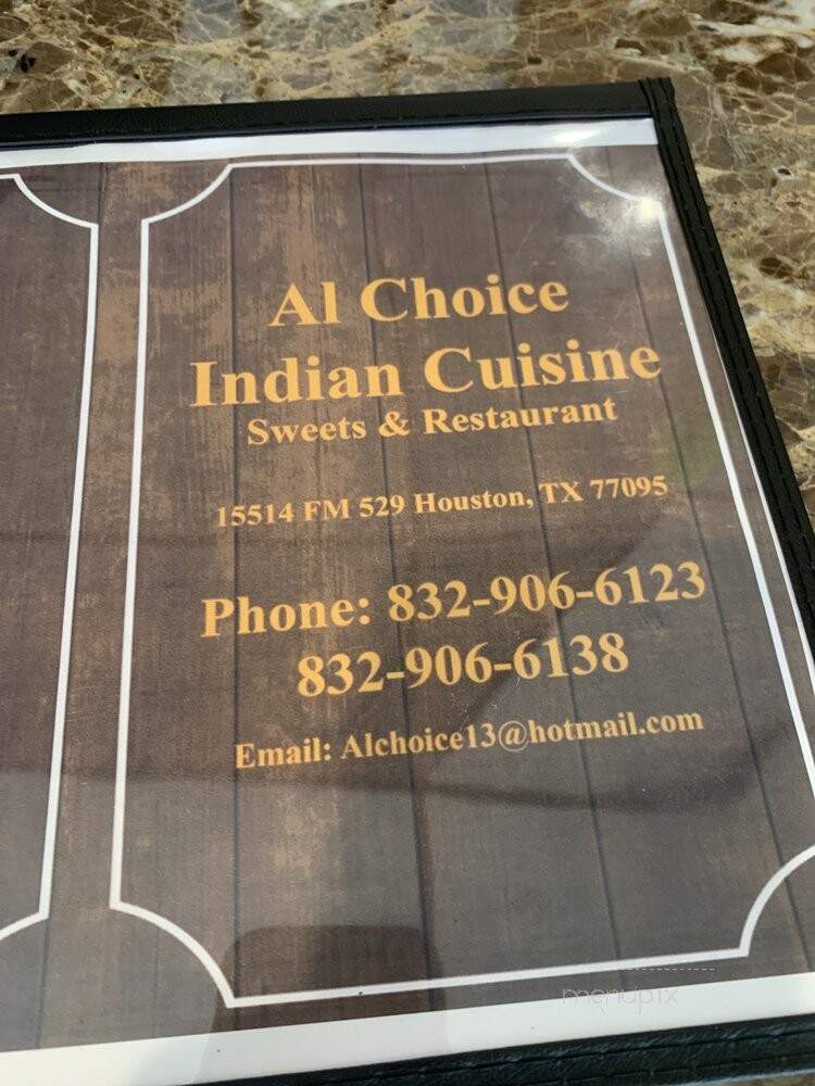 A1 Choice Indian Cusine - Cypress, TX