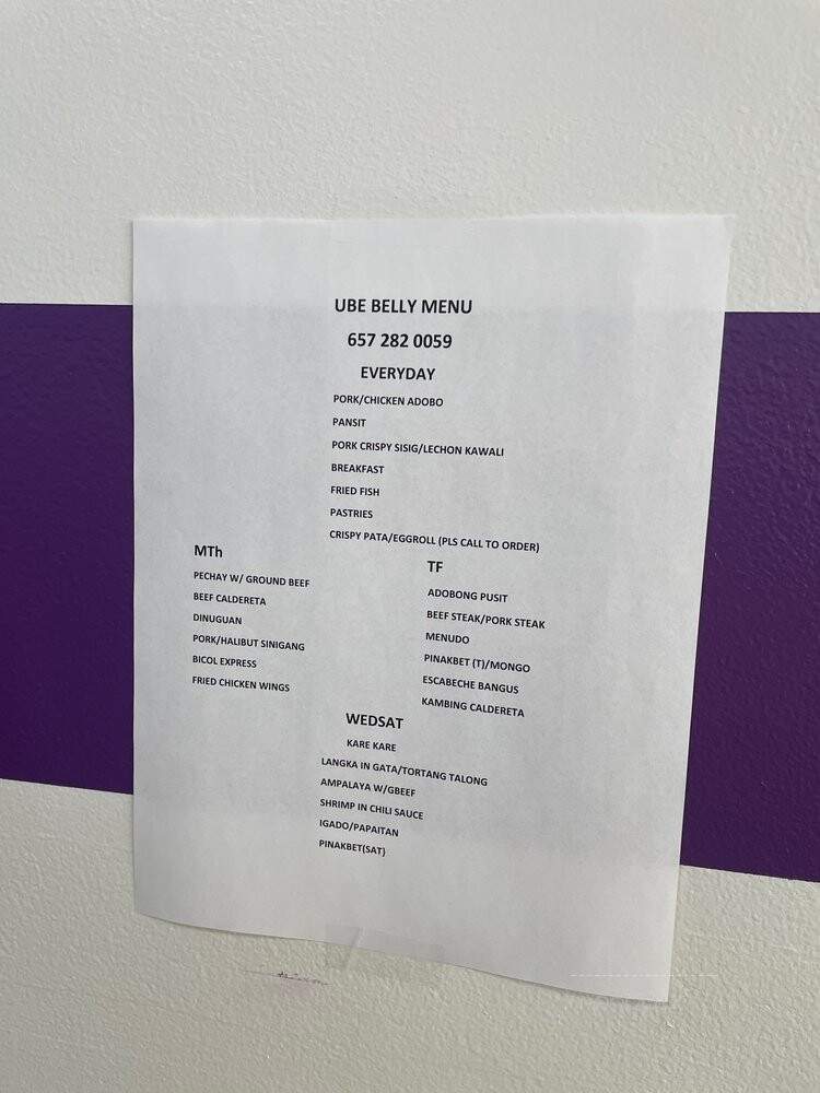 Ube Belly - Orange, CA menu_pic