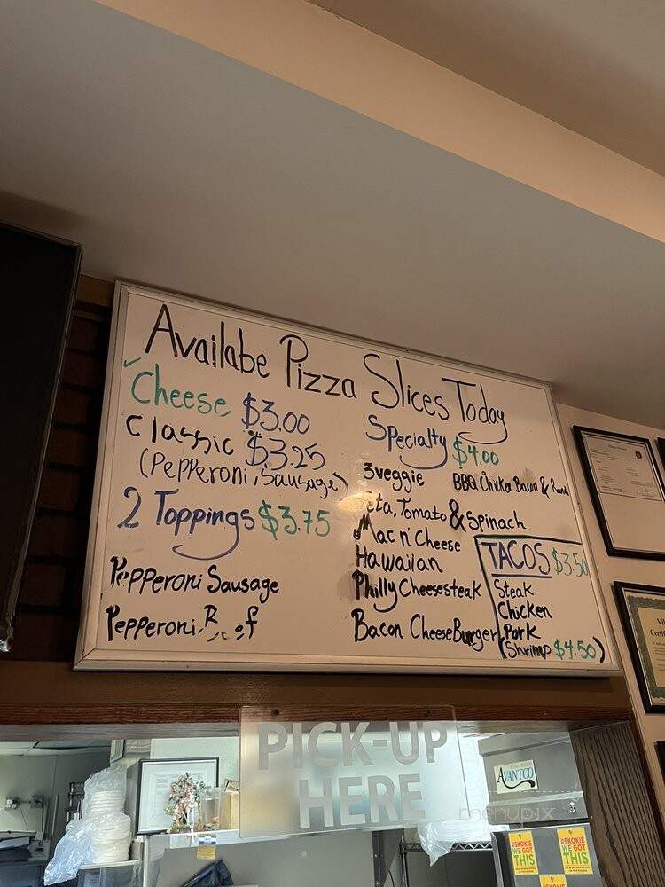 Manny's Pizza - Skokie, IL menu_pic