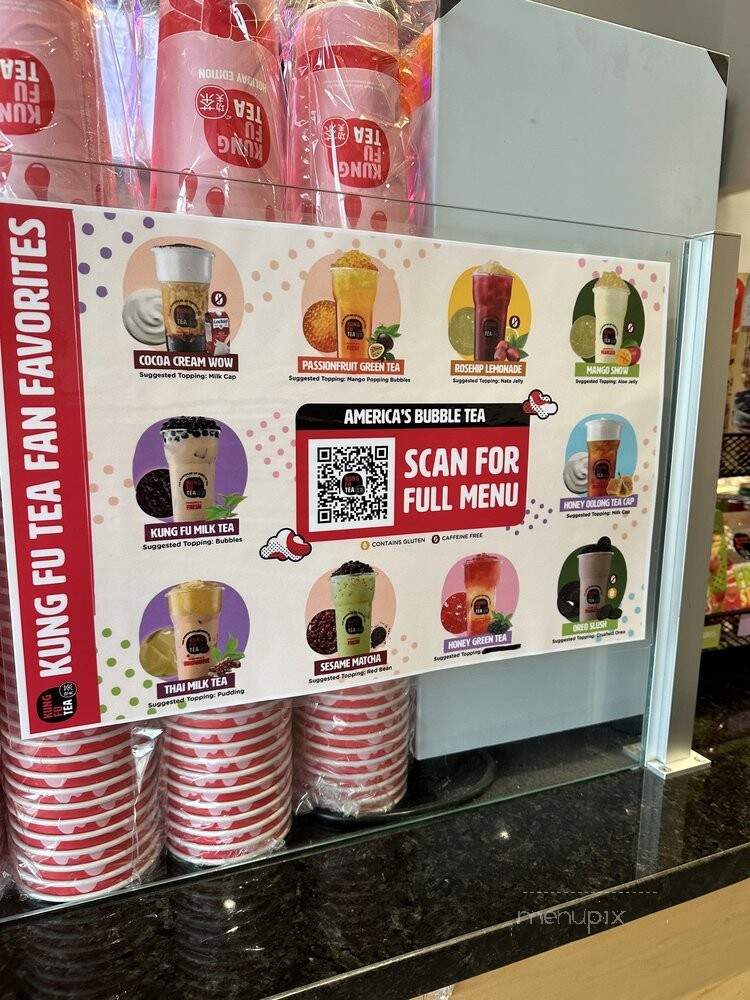 Kung Fu Tea - Glenview, IL menu_pic