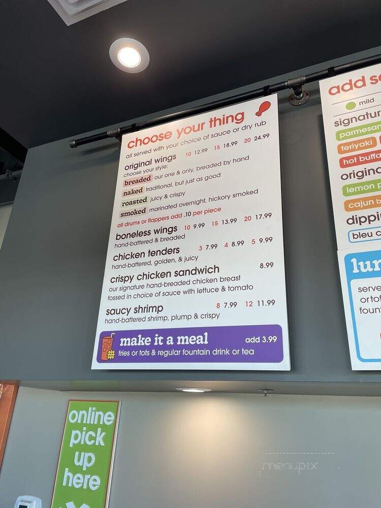 Hoots Wings - Aubrey, TX menu_pic