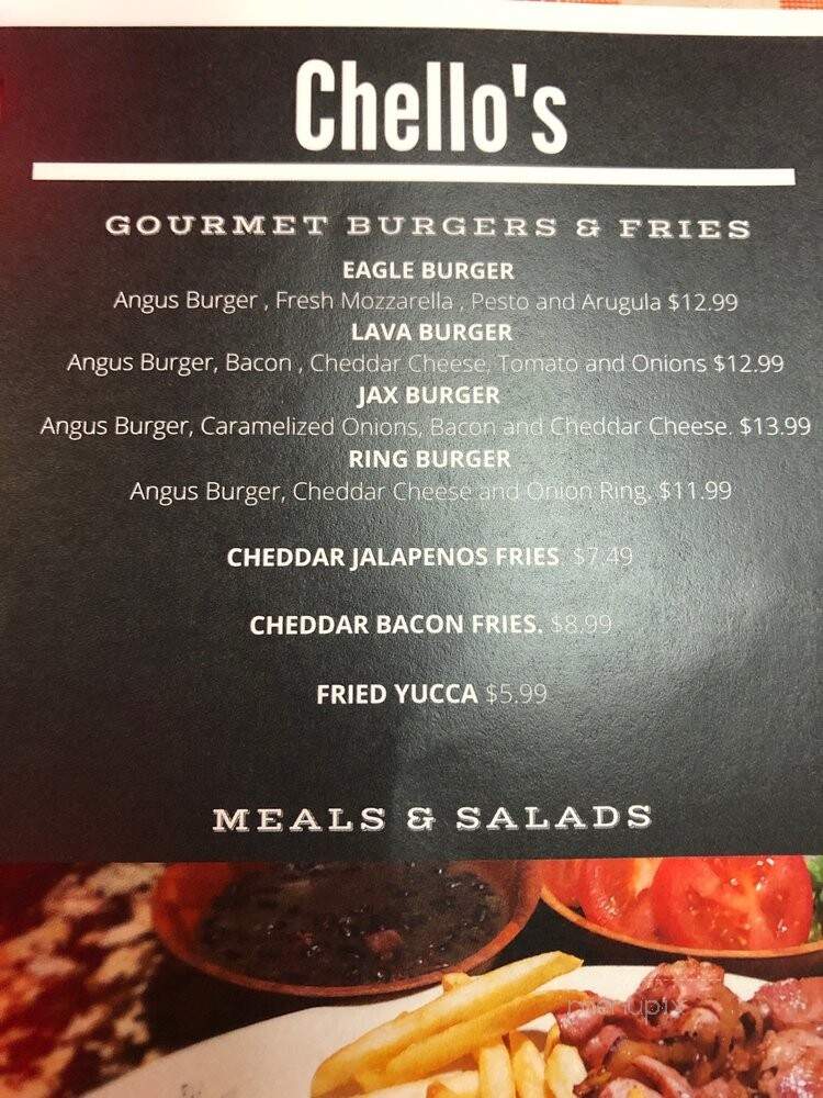 Chello's Pizza - Jacksonville, FL menu_pic