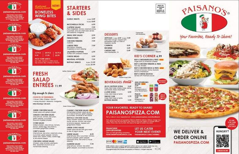 Paisano's - Richmond, VA menu_pic