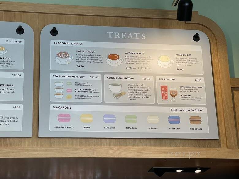 Smith Teamaker - Portland, OR menu_pic