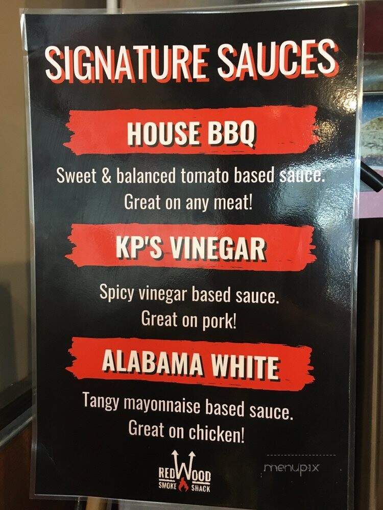 Redwood Smoke Shack - Virginia Beach, VA menu_pic