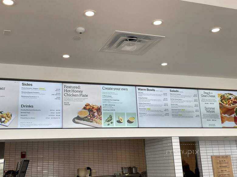 sweetgreen - Oak Brook, IL menu_pic