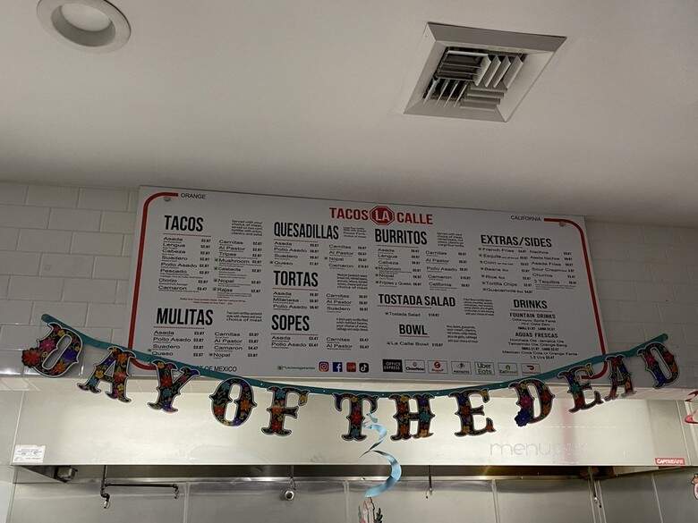 Tacos La Calle - Orange, CA menu_pic