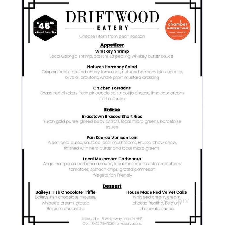 Driftwood Eatery - Hilton Head Island, SC