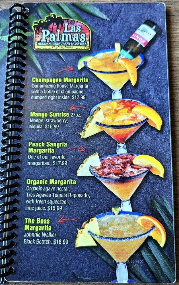 Las Palmas 4 Mexican Restaurant - Virginia Beach, VA menu_pic