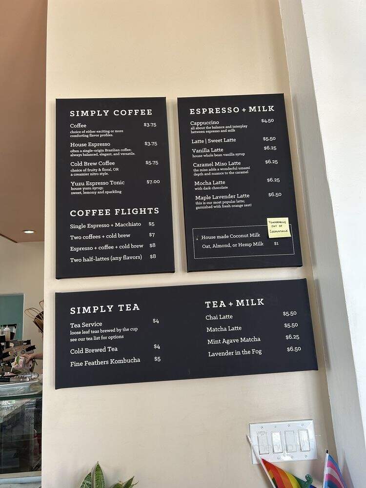 Rose Park Roasters - Long Beach, CA menu_pic