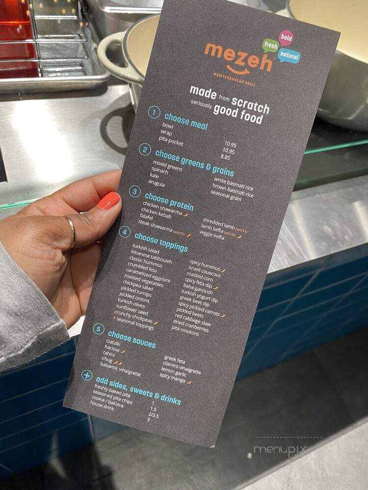 Mezeh Mediterranean Grill - Chesapeake, VA menu_pic