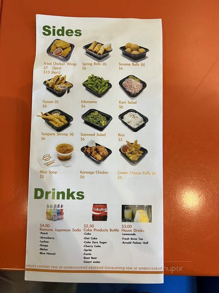 TokyRoll Sushi & Poke - Salem, OR menu_pic