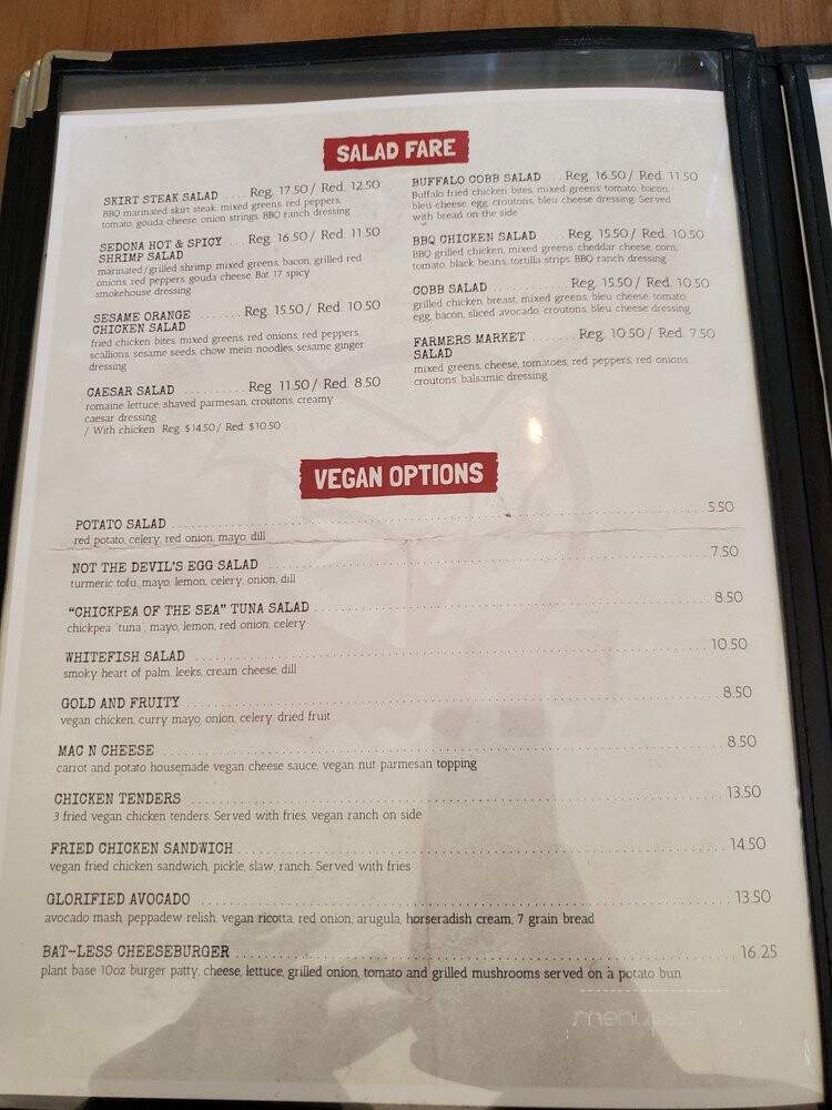 Bat 17 - Lombard, IL menu_pic