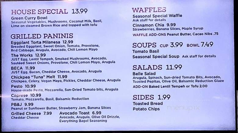 Belle Pomme - Portland, OR menu_pic
