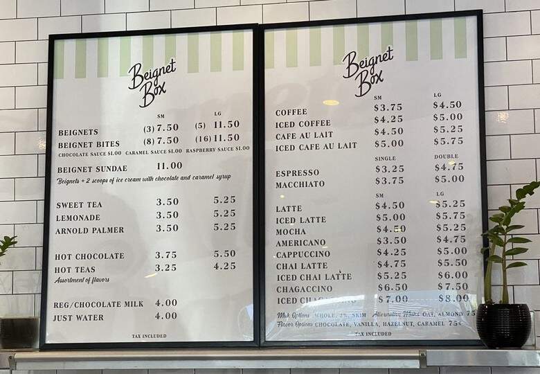 Beignet Box - Los Angeles, CA menu_pic