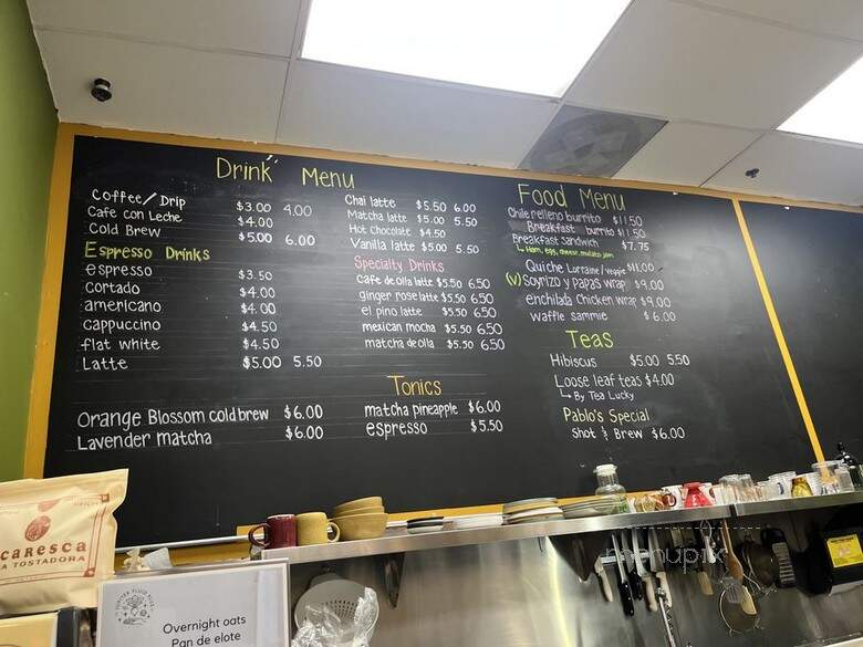 Picaresca Barra De Cafe - Los Angeles, CA menu_pic