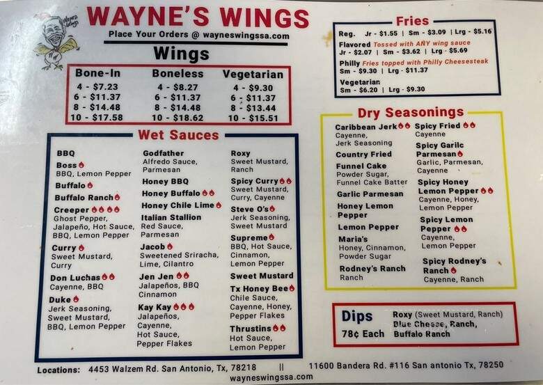 Wayne's Wings - San Antonio, TX