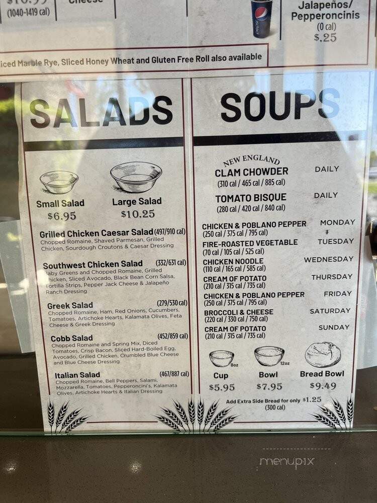 West Coast Sourdough - Fresno, CA menu_pic