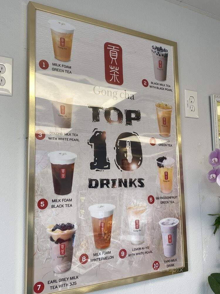 Gong Cha - Tampa, FL menu_pic