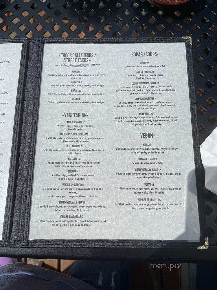 Ellensburg Mexican Grill - Ellensburg, WA menu_pic