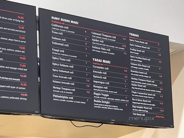 Suny Sushi - Annandale, VA menu_pic