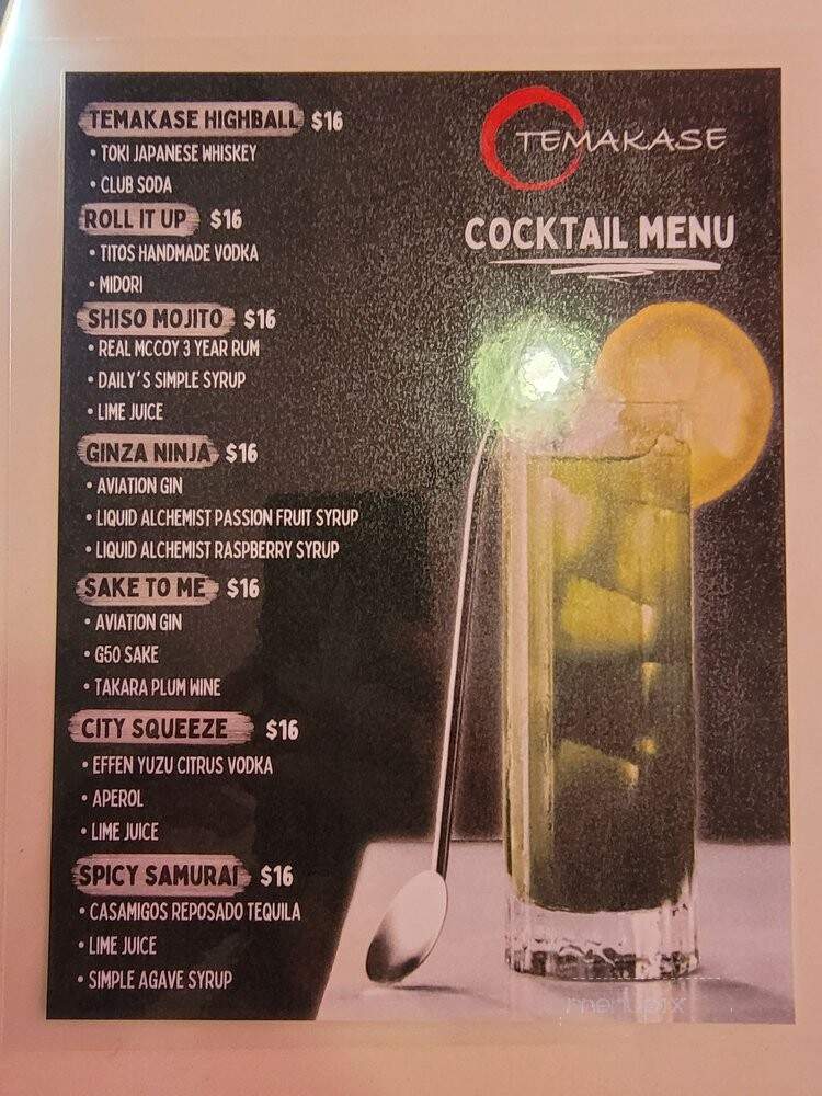 Temakase Miami - Miami Beach, FL menu_pic