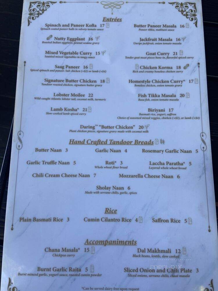Arth Bar & Kitchen - Culver City, CA menu_pic
