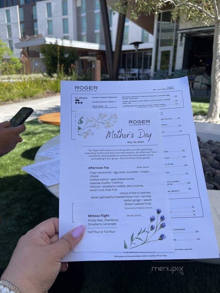 Roger - Mountain View, CA menu_pic