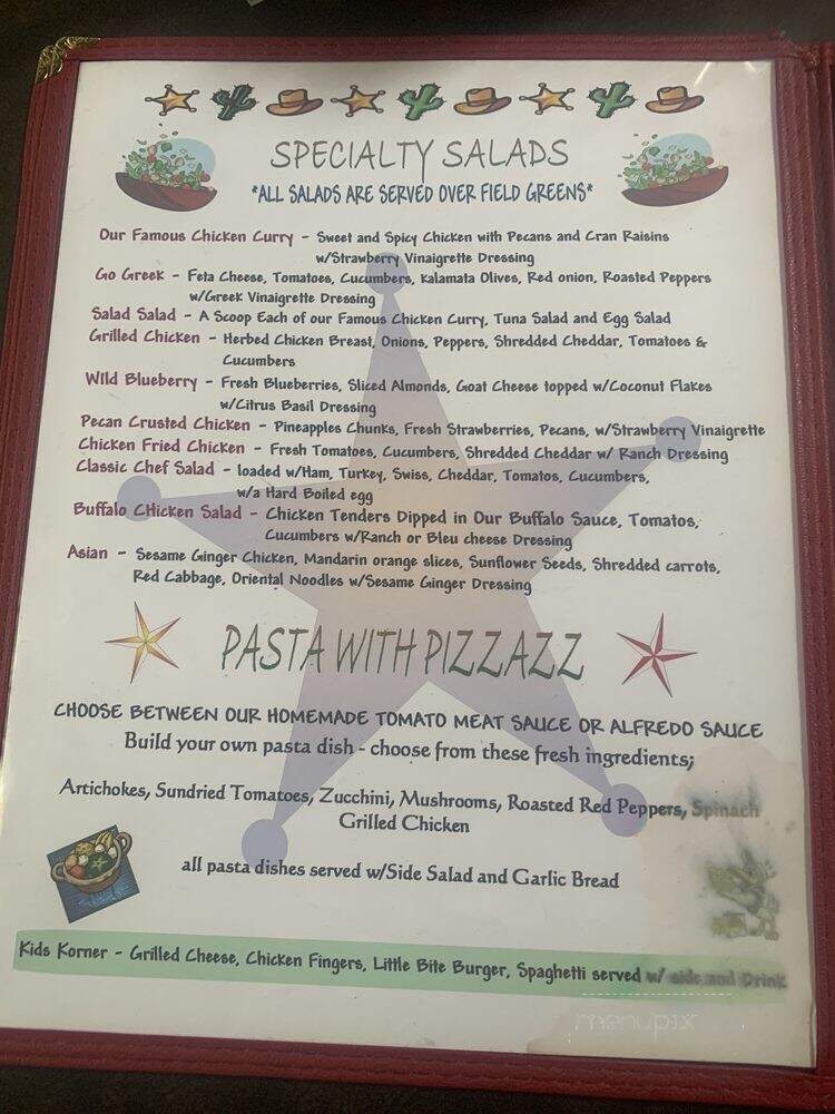 Comfort Cafe East - San Antonio, TX menu_pic