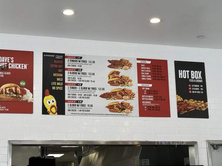 Dave's Hot Chicken - Los Angeles, CA menu_pic