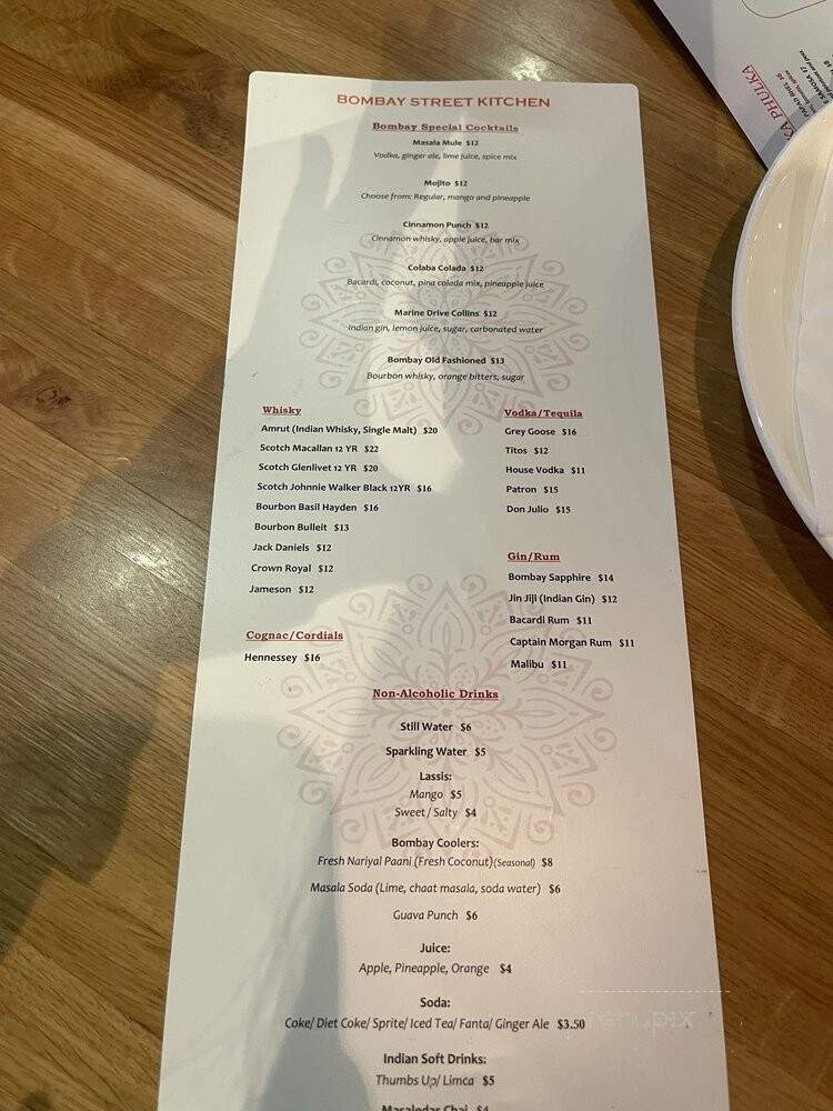 Bombay Street Kitchen - Orlando, FL menu_pic