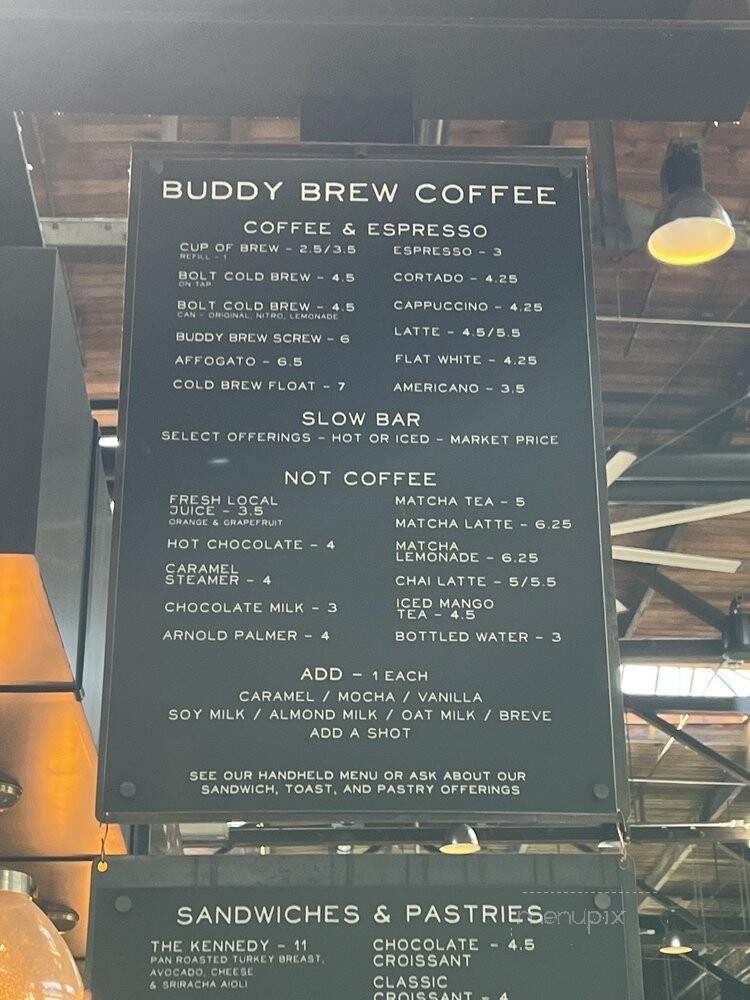 Buddy Brew Coffee - Tampa, FL menu_pic