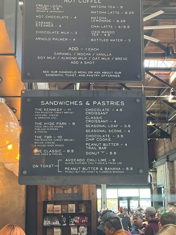 Buddy Brew Coffee - Tampa, FL menu_pic