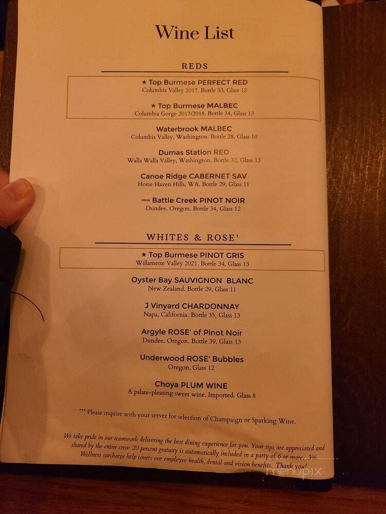Burma Joy - Portland, OR menu_pic