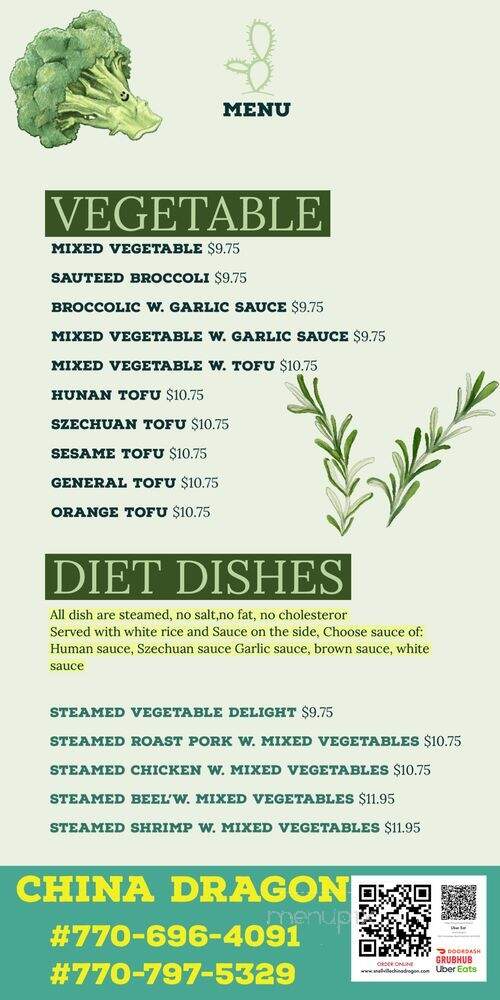 China Dragon - Snellville, GA menu_pic