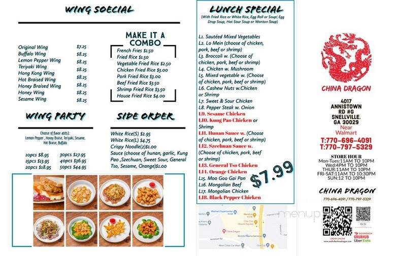China Dragon - Snellville, GA menu_pic