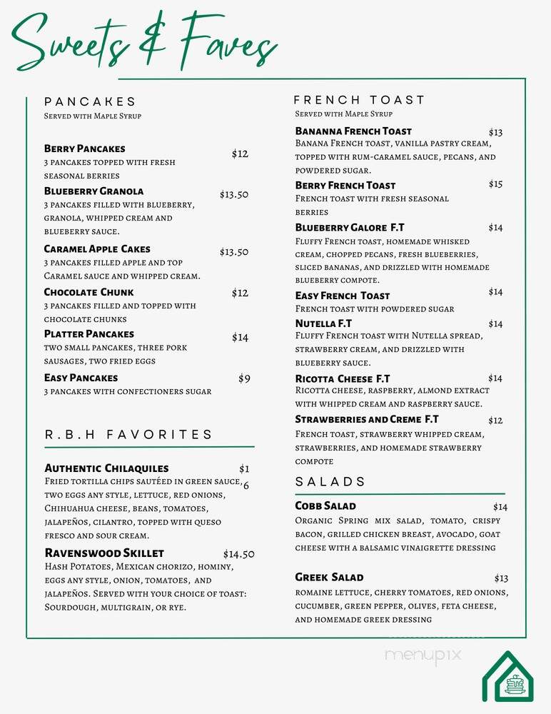 Eighty Eight Eggs - Chicago, IL menu_pic