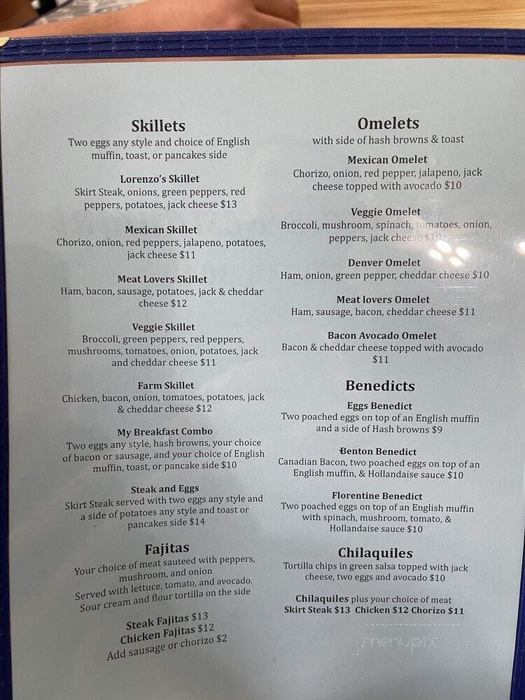 Lorenzo's Restaurant - Zion, IL menu_pic