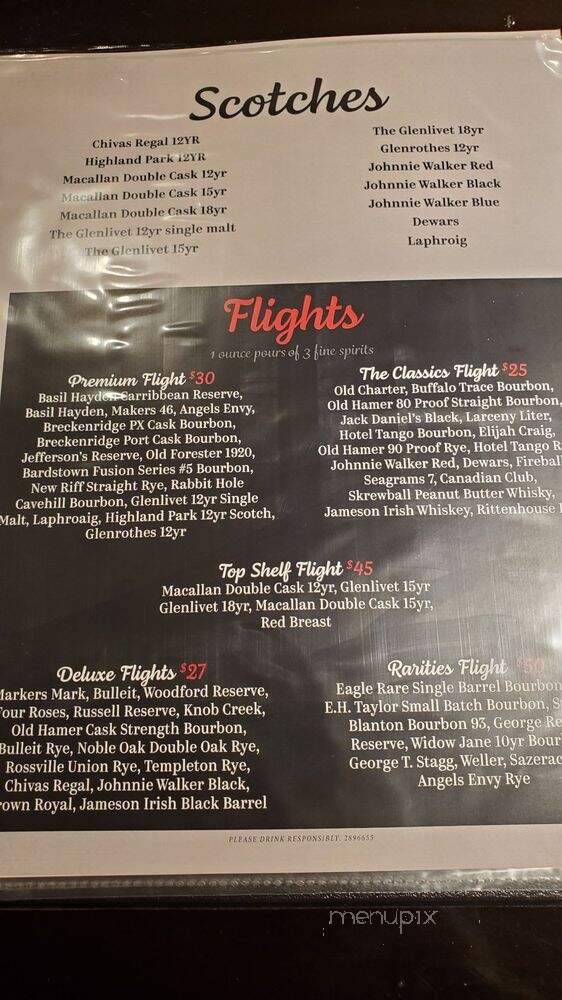 Barrel 1787 Urban Grill - Indianapolis, IN menu_pic