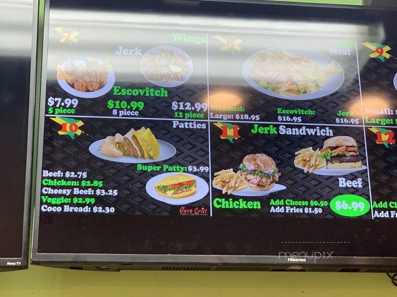 Jerk Grill Express - Coral Springs, FL menu_pic
