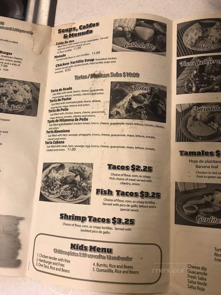 La Pasadita Mexican Restaurant - Little Rock, AR menu_pic