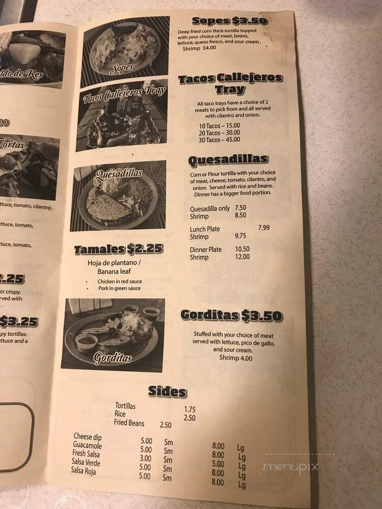 La Pasadita Mexican Restaurant - Little Rock, AR menu_pic