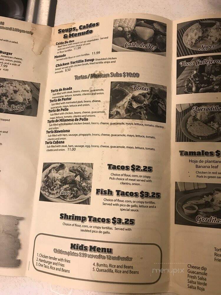 La Pasadita Mexican Restaurant - Little Rock, AR menu_pic