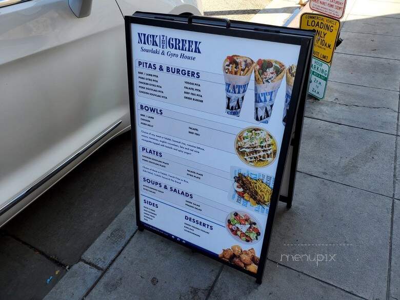 Nick the Greek - Santa Monica, CA menu_pic