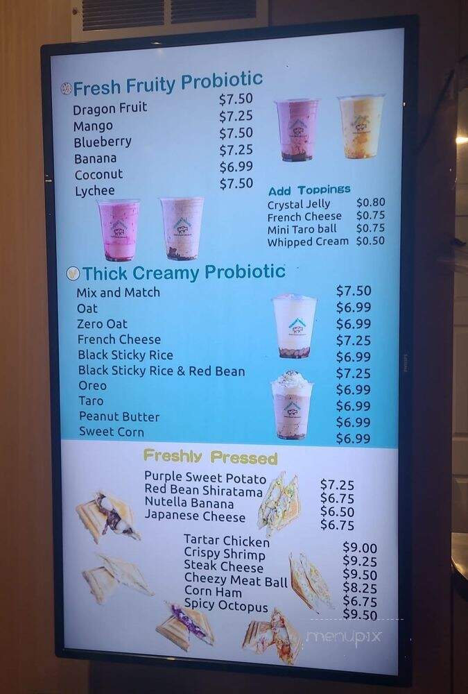 Yogurt House - North York, ON menu_pic