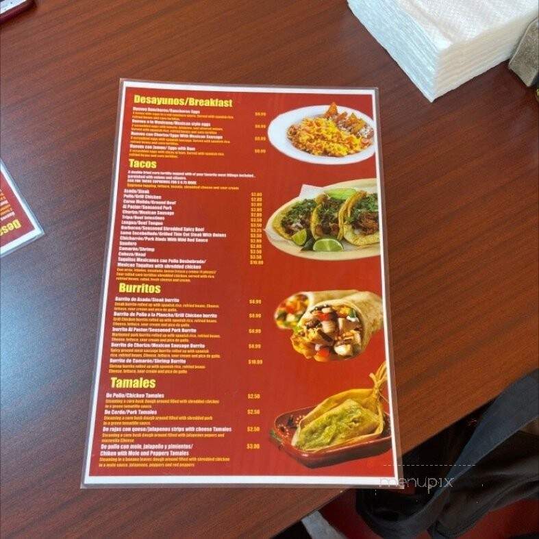 Alis Taqueria - Indianapolis, IN menu_pic