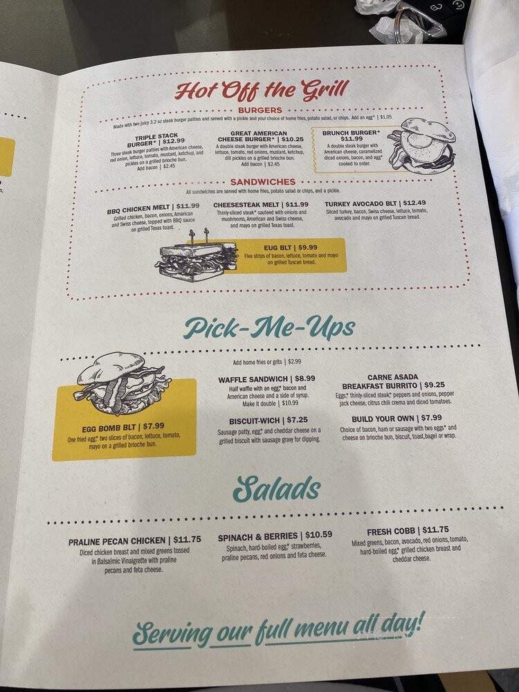 Eggs Up Grill - Fort Mill, SC menu_pic